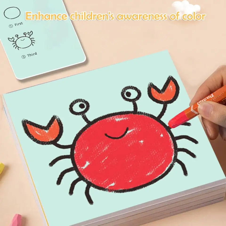 Drawing Robot with 100 Cards Educational Painting Robot Toy for Kids with 100 Cards Fun Learning Aid for Boys Girls for Toddlers