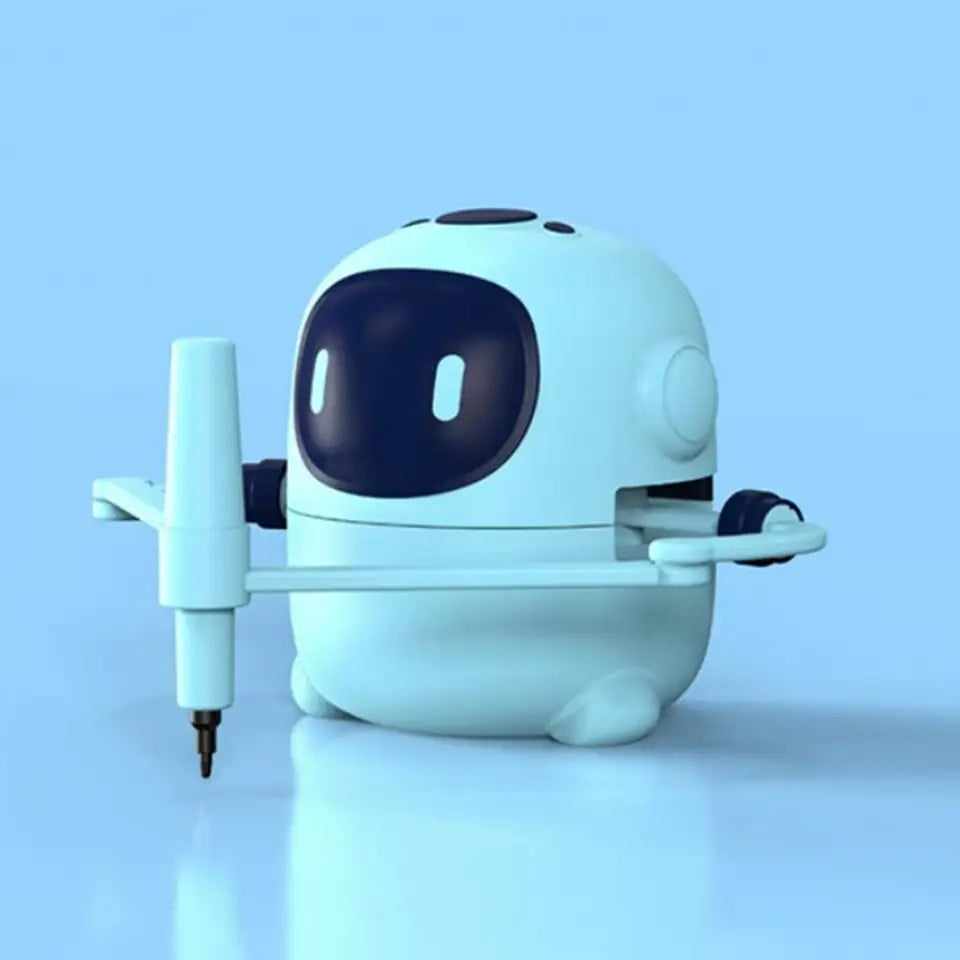 Drawing Robot with 100 Cards Educational Painting Robot Toy for Kids with 100 Cards Fun Learning Aid for Boys Girls for Toddlers